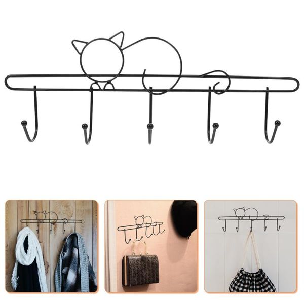 hooks & rails 1pc simple creative iron door back key hook household clothes hat (black)
hooks & rails 1pc simple creative iron door back key hook household clothes hat (black)