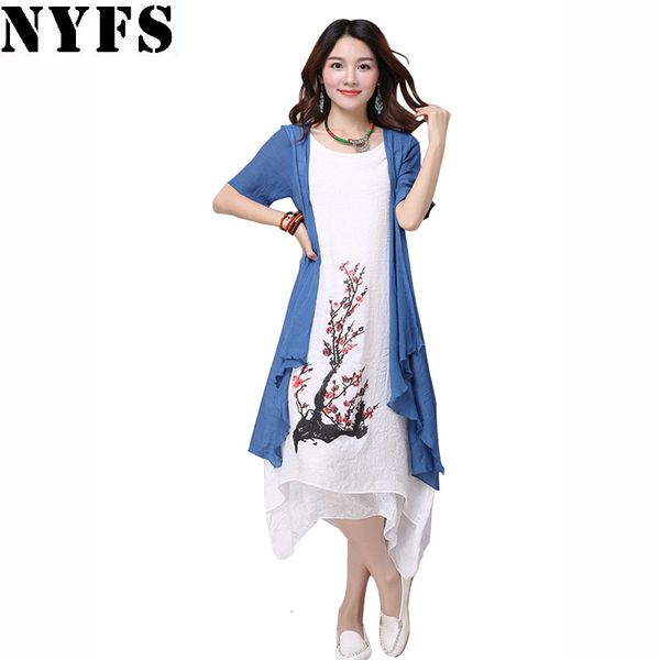 casual dresses nyfs summer women clothing small fresh long fake two pieces loose big size vestidos elbise robe -4xl, Black;gray
casual dresses nyfs summer women clothing small fresh long fake two pieces loose big size vestidos elbise robe -4xl, Black;gray