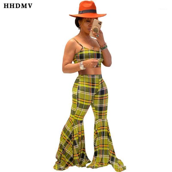 women 2021 summer street girl style sets sleeveless condole belt short elastic long pants plaid two piece women's tracksuits, Gray
women 2021 summer street girl style sets sleeveless condole belt short elastic long pants plaid two piece women's tracksuits, Gray