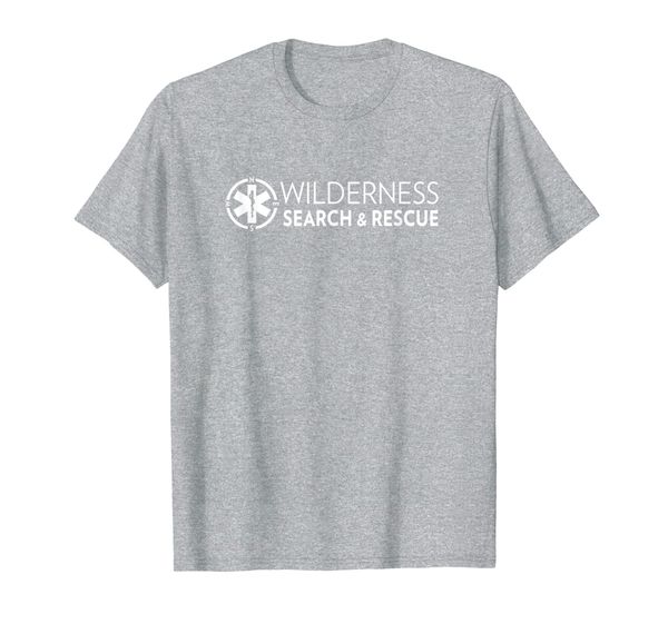wilderness search and rescue t-shirt, White;black 
wilderness search and rescue t-shirt, White;black