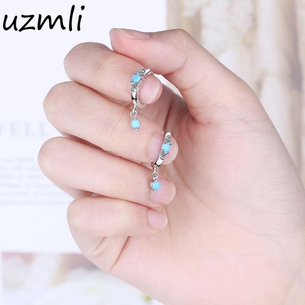fashion 925 sterling silver small hoop earring female simple round blue zircon circle loops huggies party gift jewelry & huggie, Golden;silver
fashion 925 sterling silver small hoop earring female simple round blue zircon circle loops huggies party gift jewelry & huggie, Golden;silver