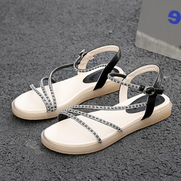 sandals 2021 women cross strap fashion wild beach shoes outdoor trend women's summer still flat slippers work, Black
sandals 2021 women cross strap fashion wild beach shoes outdoor trend women's summer still flat slippers work, Black
