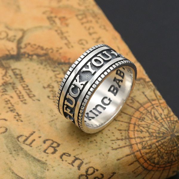 925 sterling silver stars and letters thick band rings american europe antique handmade designer punk gothic luxury jewelry accessories gift
925 sterling silver stars and letters thick band rings american europe antique handmade designer punk gothic luxury jewelry accessories gift