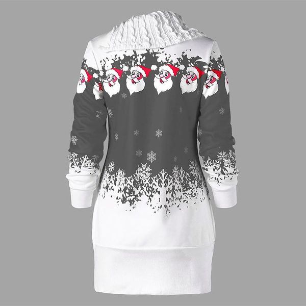 womens christmas santa claus snowflake print buttons tunic long sweatshirt casual loose fashion clothing jacket hoodies, Black
womens christmas santa claus snowflake print buttons tunic long sweatshirt casual loose fashion clothing jacket hoodies, Black
