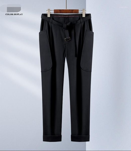 men's pants harem european and american simple big-name summer personality pocket large size trousers foot, Black
men's pants harem european and american simple big-name summer personality pocket large size trousers foot, Black