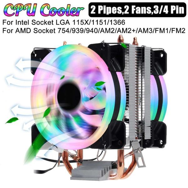 fans & coolings cpu cooling rgb cooler 2 heatpipe with 3/4pin fan for intel socket lga 115x/1151/1366 754/939/940 amd 754/939
fans & coolings cpu cooling rgb cooler 2 heatpipe with 3/4pin fan for intel socket lga 115x/1151/1366 754/939/940 amd 754/939