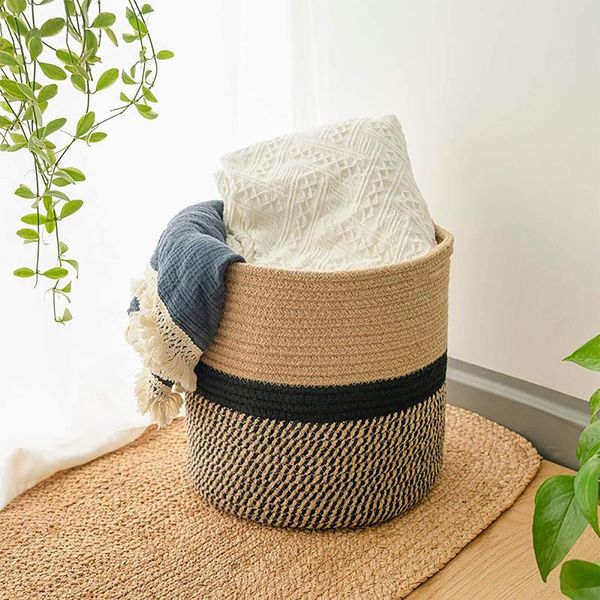 storage baskets household flower pot bathroom bedroom laundry basket cotton rope box deskplant organizer decoration
storage baskets household flower pot bathroom bedroom laundry basket cotton rope box deskplant organizer decoration