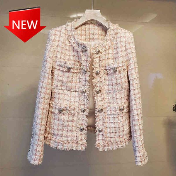 wool coats lady in outwear chess tweed women's jackets the-neck double buttons elegant luxury, Black;brown
wool coats lady in outwear chess tweed women's jackets the-neck double buttons elegant luxury, Black;brown