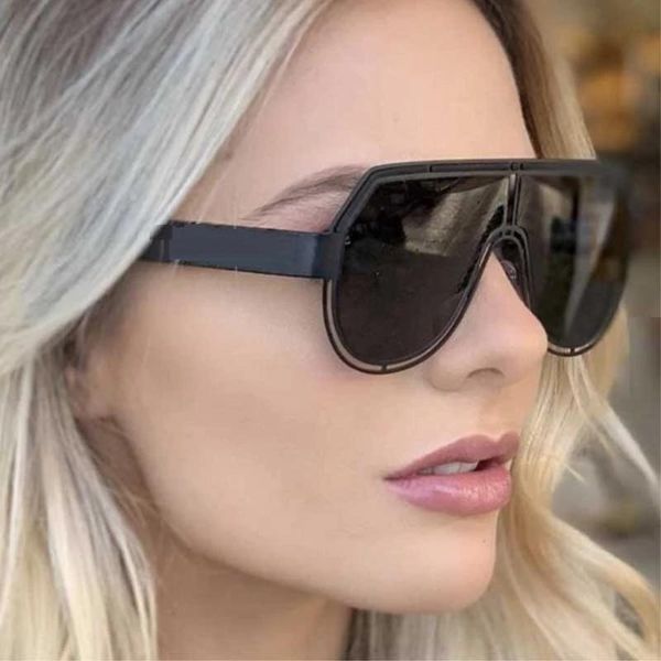 sunglasses 2021 explosive luxury personality one-piece casual trendy gradient metallic goggles, White;black
sunglasses 2021 explosive luxury personality one-piece casual trendy gradient metallic goggles, White;black