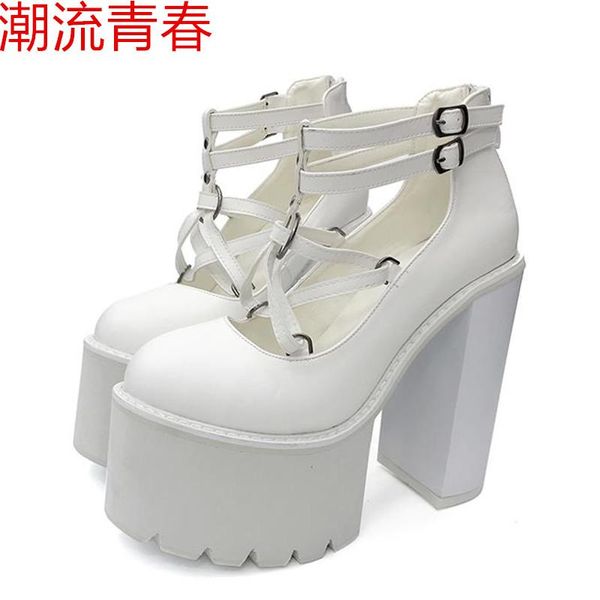 dress shoes fashion women ultra high heels 15cm female buckles strap rubber sole black white platform spring autumn pumps
dress shoes fashion women ultra high heels 15cm female buckles strap rubber sole black white platform spring autumn pumps