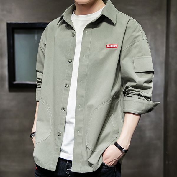 clothing men's spring summer 2019 new shirt cotton casual work versatile cardigan, White;black
clothing men's spring summer 2019 new shirt cotton casual work versatile cardigan, White;black