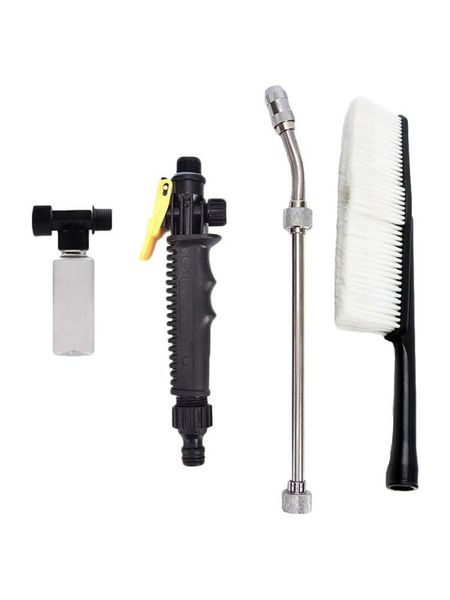 65cm/72cm high pressure spray washing gun water with foam bottle cleaning brush household gardening watering nozzle equipments 
65cm/72cm high pressure spray washing gun water with foam bottle cleaning brush household gardening watering nozzle equipments