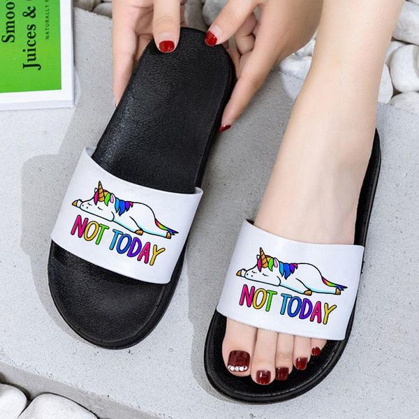women's slippers cute cartoon beach open toe indoor home woman slides bathroom, Black
women's slippers cute cartoon beach open toe indoor home woman slides bathroom, Black