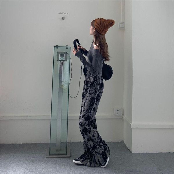 women's pants & capris tie dyed floor dragging casual spring and summer 2021 retro loose high waist straight wide leg versatile, Black;white
women's pants & capris tie dyed floor dragging casual spring and summer 2021 retro loose high waist straight wide leg versatile, Black;white