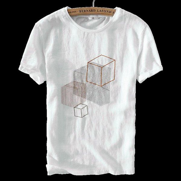 men's t-shirts cotton linen men short sleeve graphic t shirts fashion print white embroidery tshirt male casual o-neck tees summer, White;black
men's t-shirts cotton linen men short sleeve graphic t shirts fashion print white embroidery tshirt male casual o-neck tees summer, White;black