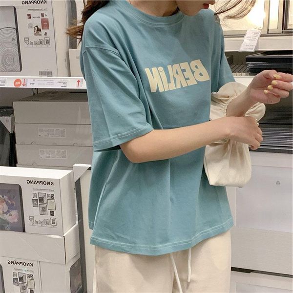 women's t-shirt tee shirt femme harajuku korean style plus size t women o-neck loose streetwear casual shirts, White
women's t-shirt tee shirt femme harajuku korean style plus size t women o-neck loose streetwear casual shirts, White