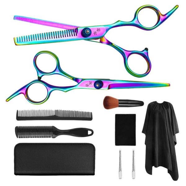 hair scissors 1 set of kit flat cutting tool household