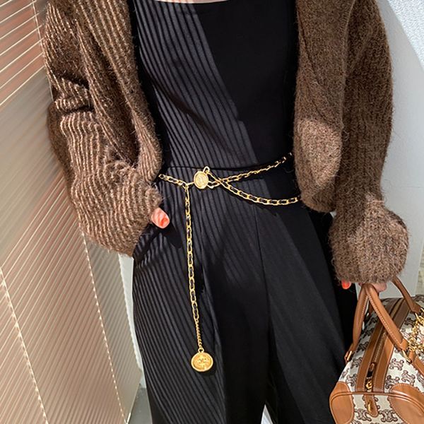 french style fashionable temperament versatile woven chain waist chain metal leather splicing belt women's fashion tassel pendant, Silver
french style fashionable temperament versatile woven chain waist chain metal leather splicing belt women's fashion tassel pendant, Silver