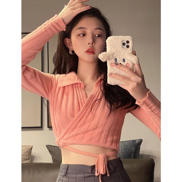 women's t-shirt tees hipster v-neck knitted spring autumn t shirts long sleeve clothing fashion brand pink crop ladies, White
women's t-shirt tees hipster v-neck knitted spring autumn t shirts long sleeve clothing fashion brand pink crop ladies, White