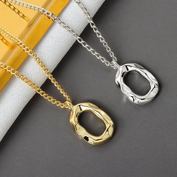 minimalist irregular oval charm necklace gold silver color clavicle chain for women pendant necklaces
minimalist irregular oval charm necklace gold silver color clavicle chain for women pendant necklaces