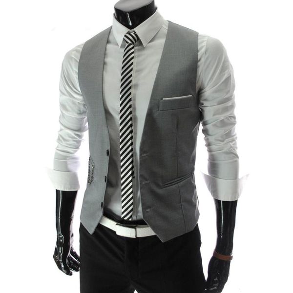 men's vests arrival dress for men slim fit mens suit vest male waistcoat gilet homme casual sleeveless formal business jacket, Black;white
men's vests arrival dress for men slim fit mens suit vest male waistcoat gilet homme casual sleeveless formal business jacket, Black;white
