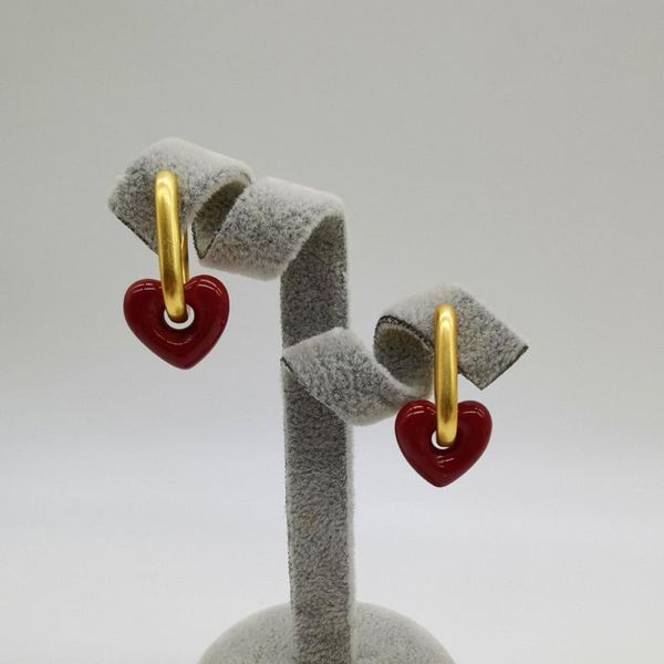 hoop & huggie goddess fashion simple temperament retro earrings hand painted enamel heart-shaped jewelry gifts, Golden;silver
hoop & huggie goddess fashion simple temperament retro earrings hand painted enamel heart-shaped jewelry gifts, Golden;silver