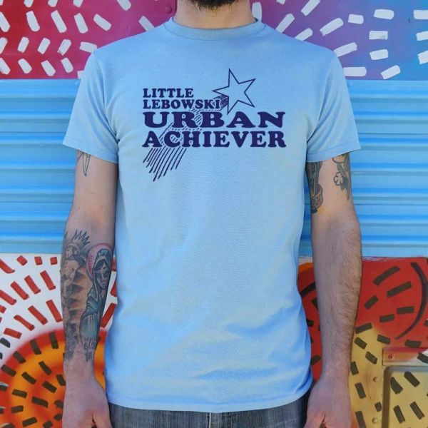 little lebowski urban achiever t-shirt | mens short sleeve graphic t-shirt, White;black
little lebowski urban achiever t-shirt | mens short sleeve graphic t-shirt, White;black