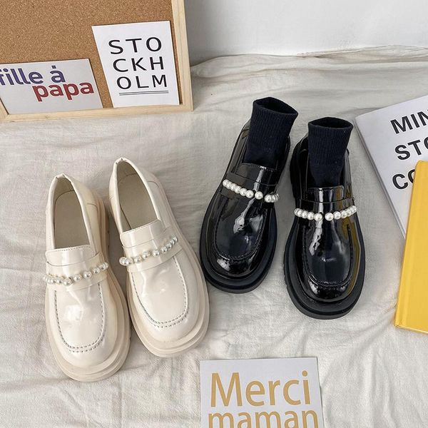 dress shoes dlek women lolita slip-on pearl female loafers jk leather lady loafer round toe heels pumps mary jane plus size, Black
dress shoes dlek women lolita slip-on pearl female loafers jk leather lady loafer round toe heels pumps mary jane plus size, Black