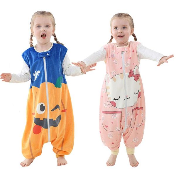 pajamas sleeping bag jumpsuits 2021 children cartoon clothes spring autumn flannel sleepwear baby girl boys sleep 1-6y, Blue;red
pajamas sleeping bag jumpsuits 2021 children cartoon clothes spring autumn flannel sleepwear baby girl boys sleep 1-6y, Blue;red