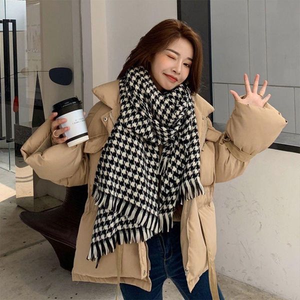 scarves fashion couple student scarf women autumn winter knitted plaid warm college style wild korean bib female shawl go out, Blue;gray
scarves fashion couple student scarf women autumn winter knitted plaid warm college style wild korean bib female shawl go out, Blue;gray