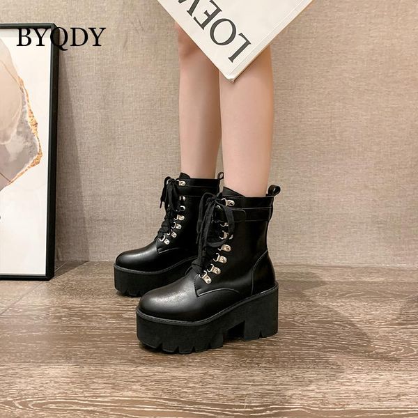 boots byqdy 15cm chunky high heels woman round toe lace up shoes gothic punk creepers ankle boot black pu leather for girls
boots byqdy 15cm chunky high heels woman round toe lace up shoes gothic punk creepers ankle boot black pu leather for girls