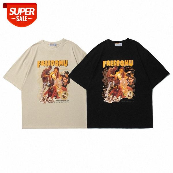 mansclot character print round neck loose short sleeve t-shirt male half #if2m, White;black
mansclot character print round neck loose short sleeve t-shirt male half #if2m, White;black