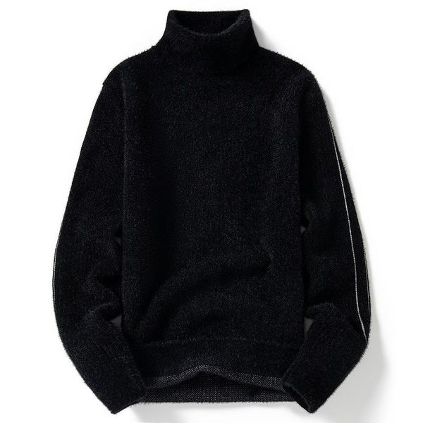 men's sweaters turtleneck sweater men pullover casual solid color knitted black fashion autumn winter clothing 2021 man, White;black
men's sweaters turtleneck sweater men pullover casual solid color knitted black fashion autumn winter clothing 2021 man, White;black
