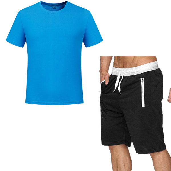 gym clothing two-piece suits men round collar t-shirt with short sleeves elastic high waist shorts suit exercise pure color, White;black
gym clothing two-piece suits men round collar t-shirt with short sleeves elastic high waist shorts suit exercise pure color, White;black