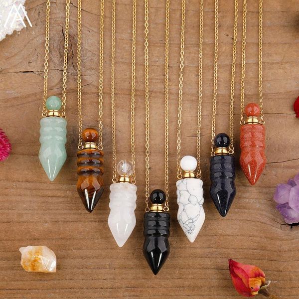 chains unique shape gemstones perfume oil diffuser pendant necklace for women healing crystal essential bottle jewelry dropship, Silver
chains unique shape gemstones perfume oil diffuser pendant necklace for women healing crystal essential bottle jewelry dropship, Silver