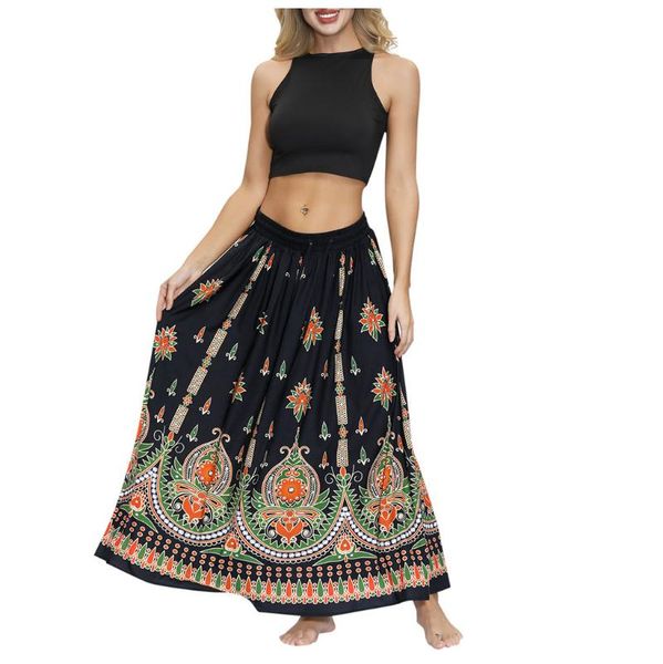 skirts women skirt ethnic print elastic waist casual loose flowy long size fashion female spring summer m140#, Black
skirts women skirt ethnic print elastic waist casual loose flowy long size fashion female spring summer m140#, Black
