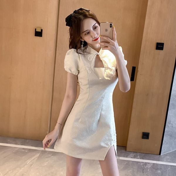 arrival fashion summer mini chic ladies'fashions retro stylish temperament Cheongsam plain beach dress, Black;gray
arrival fashion summer mini chic ladies'fashions retro stylish temperament Cheongsam plain beach dress, Black;gray