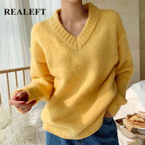 autumn winter women's sweaters v-neck pullovers warm solid color minimalist korean elegant lady jumpers ssw136 210428, White;black
autumn winter women's sweaters v-neck pullovers warm solid color minimalist korean elegant lady jumpers ssw136 210428, White;black