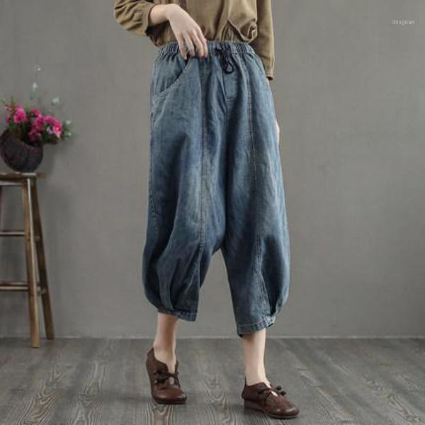 women's pants & capris 2021autumn plus size loose simple pure color literary beam elastic high waist slim women old jeans, Black;white
women's pants & capris 2021autumn plus size loose simple pure color literary beam elastic high waist slim women old jeans, Black;white