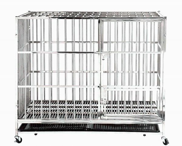 thick folding stainless steel dog cage large small and medium teddy vip golden retriever pet kennels & pens
thick folding stainless steel dog cage large small and medium teddy vip golden retriever pet kennels & pens