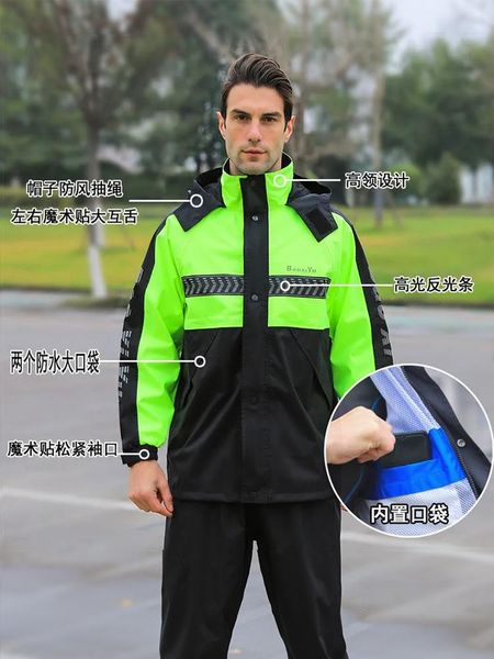 raincoats motorcycle men raincoat set travel sport cycling waterproof hiking fashion chubasqueros household merchandises dk50rt
raincoats motorcycle men raincoat set travel sport cycling waterproof hiking fashion chubasqueros household merchandises dk50rt