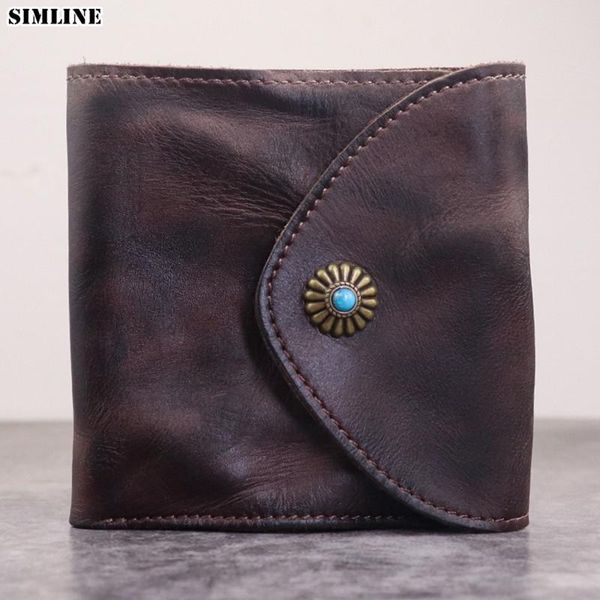 wallets simline genuine leather men wallet vintage handmade men's short trifod purse with card holder coin pocket money bag male, Red;black
wallets simline genuine leather men wallet vintage handmade men's short trifod purse with card holder coin pocket money bag male, Red;black