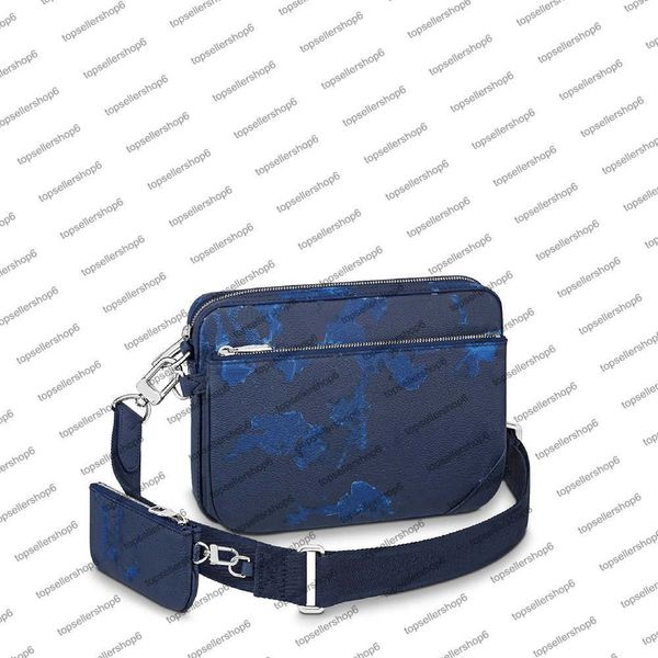 m57840 trio messenger men bag light blue white designer original calf-leather trim strap cross-body shoulderbag purse
m57840 trio messenger men bag light blue white designer original calf-leather trim strap cross-body shoulderbag purse