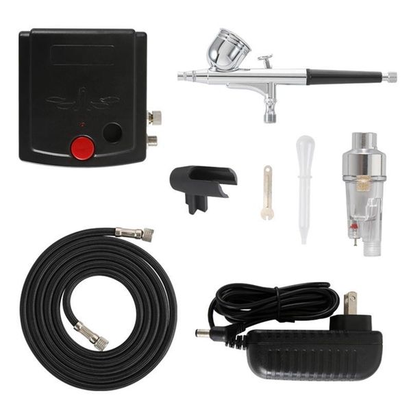 mini airbrush kit dual-action with compressor 0.3mm spray gun for nail model/cake/painting professional guns
mini airbrush kit dual-action with compressor 0.3mm spray gun for nail model/cake/painting professional guns