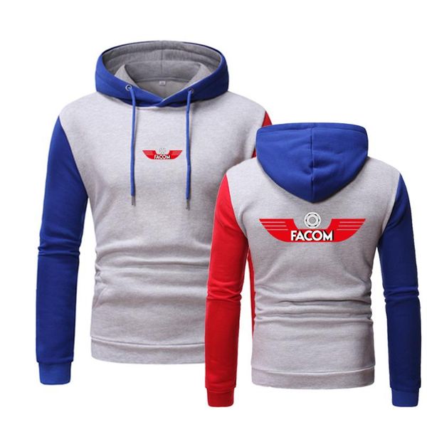 men's hoodies & sweatshirts autumn spring facom comfortable college hedging printing splicing hooded coats long sleeve, Black
men's hoodies & sweatshirts autumn spring facom comfortable college hedging printing splicing hooded coats long sleeve, Black