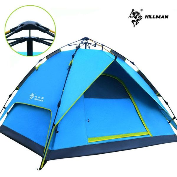 hillman automatic tent camping equipment outdoor 3-4 person double layer park leisure tents and shelters
hillman automatic tent camping equipment outdoor 3-4 person double layer park leisure tents and shelters