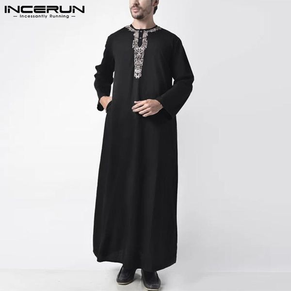 ethnic clothing men muslim jubba thobe printed o neck long sleeve robes middle east saudi arabia caftan islamic arabic kaftan incerun s-5xl, Red
ethnic clothing men muslim jubba thobe printed o neck long sleeve robes middle east saudi arabia caftan islamic arabic kaftan incerun s-5xl, Red
