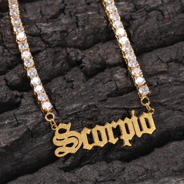 pendant necklaces women hip hop iced out bling twelve constellations with zircon tennis chain hiphop necklace fashion jewelry gifts, Silver
pendant necklaces women hip hop iced out bling twelve constellations with zircon tennis chain hiphop necklace fashion jewelry gifts, Silver