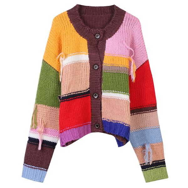 women's jackets vintage autumn winter women long-sleeved o-neck check color tassel loose knit cardigan chic design tide sweater christm, Black;brown
women's jackets vintage autumn winter women long-sleeved o-neck check color tassel loose knit cardigan chic design tide sweater christm, Black;brown