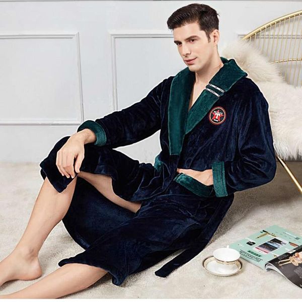 men's sleepwear plus size men flannel homewear long kimono robe casual winter bathrobe gown coral fleece nightgown loose, Black;brown
men's sleepwear plus size men flannel homewear long kimono robe casual winter bathrobe gown coral fleece nightgown loose, Black;brown